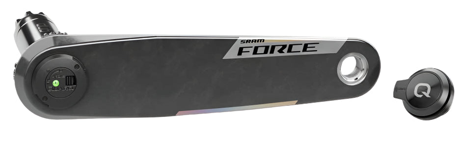 Sram Force E1 DUB Wide Left Arm & Power Meter Spindle (Excludes Right Arm/BB/Spider/Chainrings)