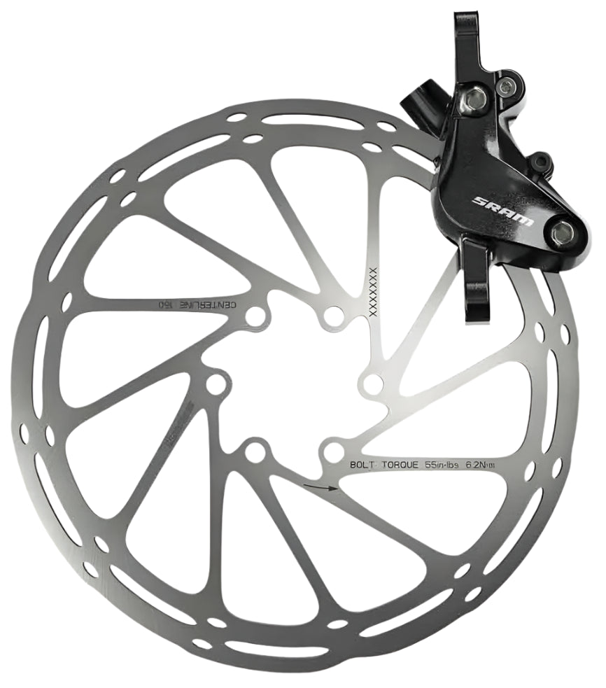 SRAM Level TL Gloss Black Rear No Rotor/Mount 1800mm