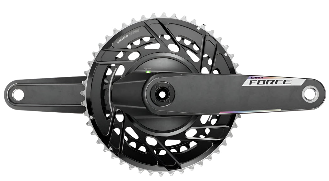 SRAM Force AXS E1 DUB Crankset w/ Power Meter Spider 48/35T Thread Mount (BB Not Included)
