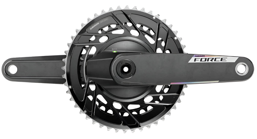 SRAM Force AXS E1 DUB Crankset w/ Power Meter Spider 48/35T Thread Mount (BB Not Included)