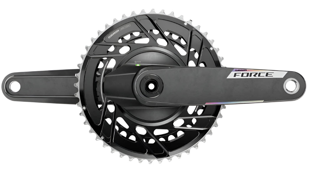 SRAM Force AXS E1 DUB Crankset w/ Power Meter Spider 48/35T Thread Mount (BB Not Included)