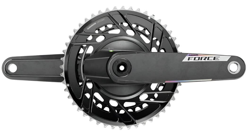 SRAM Force AXS E1 DUB Crankset w/ Power Meter Spider 48/35T Thread Mount (BB Not Included)