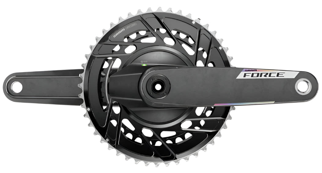 Sram Force AXS E1 DUB Crankset with Power Meter Spider 46/33T Thread Mount (BB Not Included)