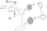 SRAM XX1 Eagle Rear Der 12spd X-Sync Pulleys and InnerCage Gold