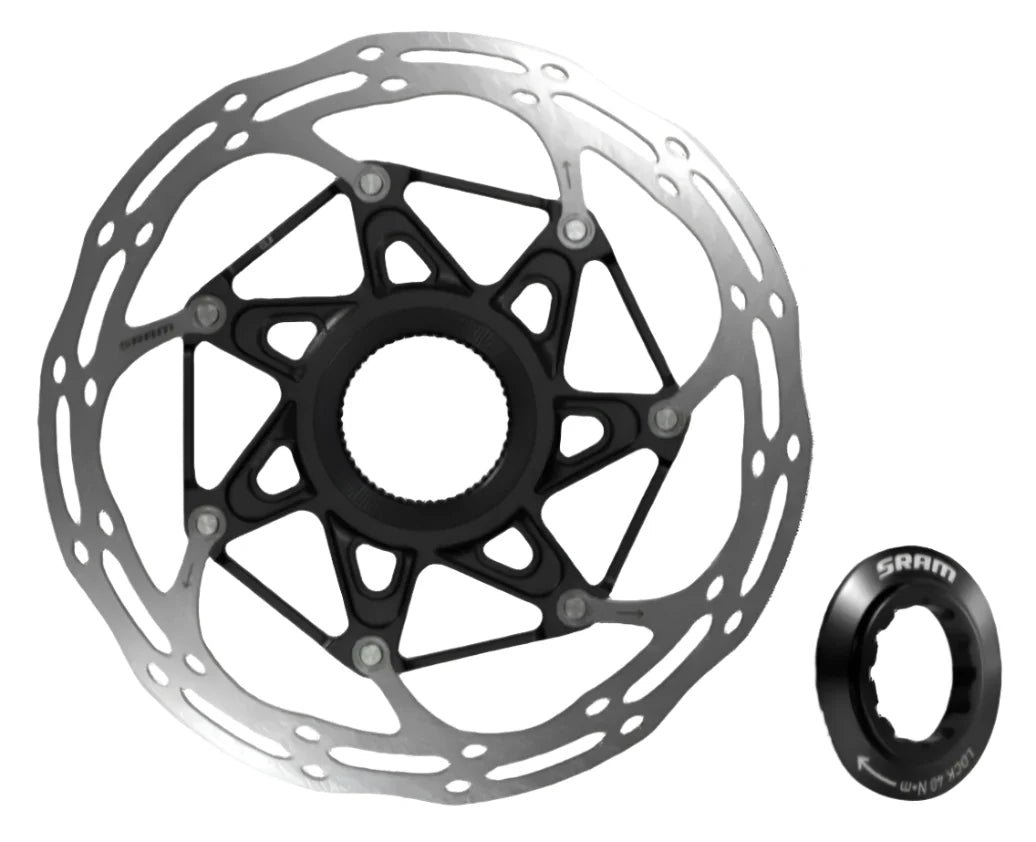 SRAM CenterLine X 2-Piece Centrelock Disc Brake Rotor with Lockring - Black
