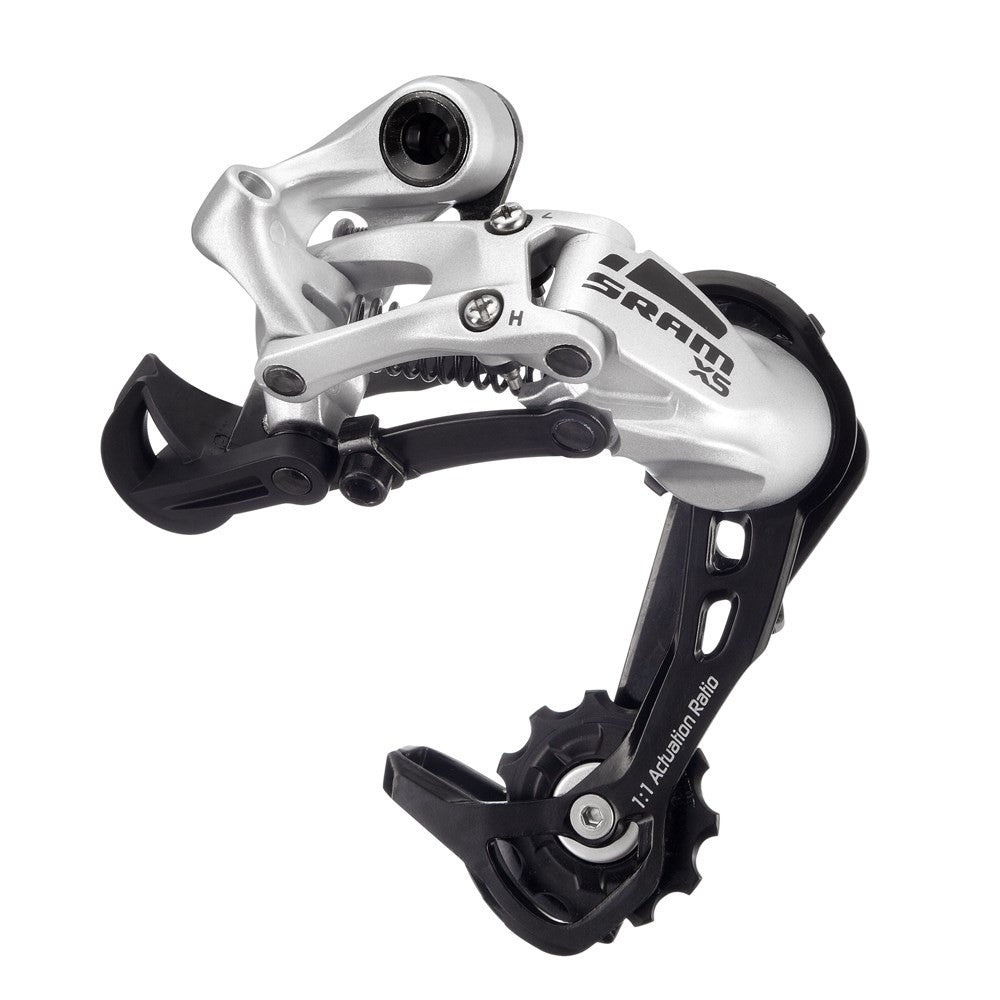 SRAM X-5 9spd Rear Derailleur Silver (Medium Cage)