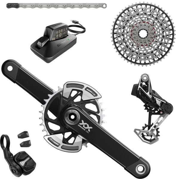 SRAM XX T Type Eagle AXS Transmission DUB MTB Groupset Lunar Black Crooze Australia