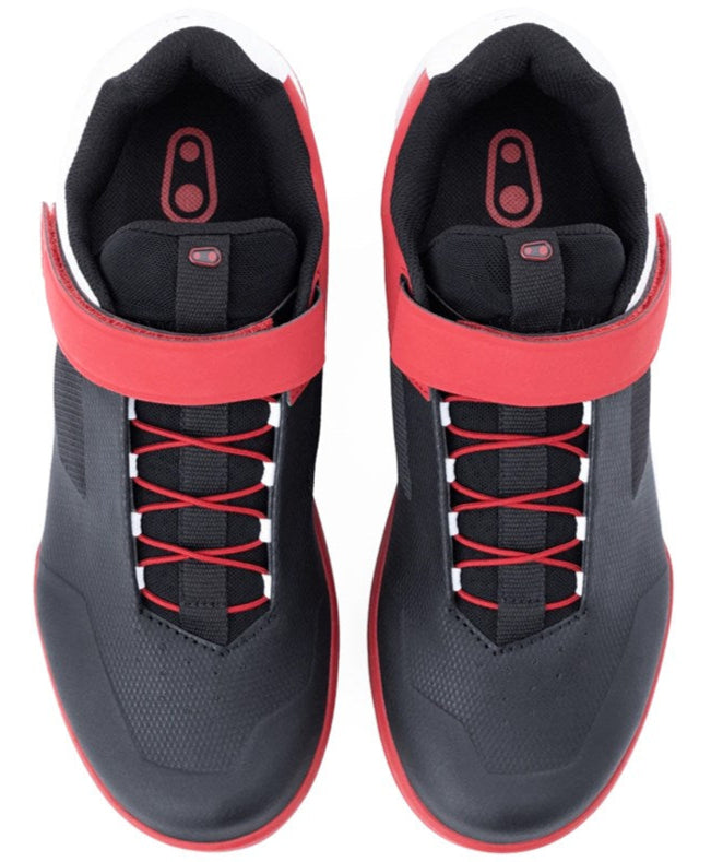 Crankbrothers Stamp Speedlace Flat Shoe Red/Black/White