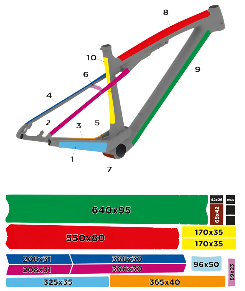 Slicy Sublimistick XC-AM Mudguard