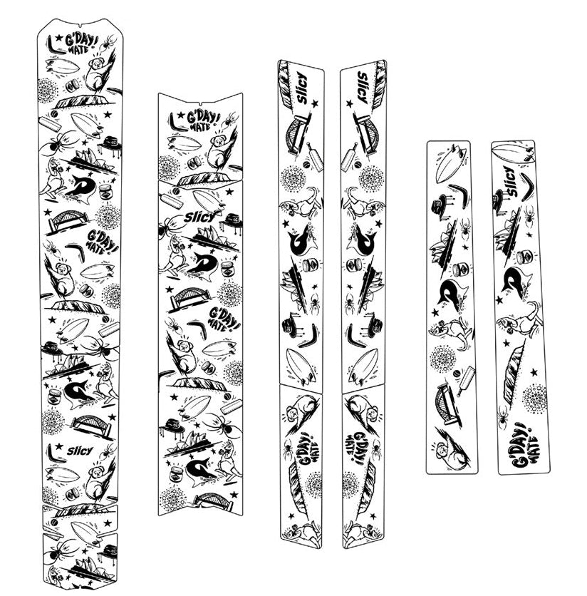 Slicy Sublimistick Color Glossy Frame Protector