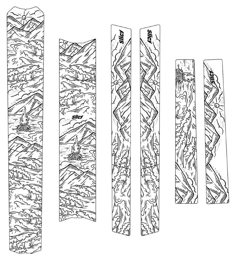 Slicy Sublimistick Color Glossy Frame Protector