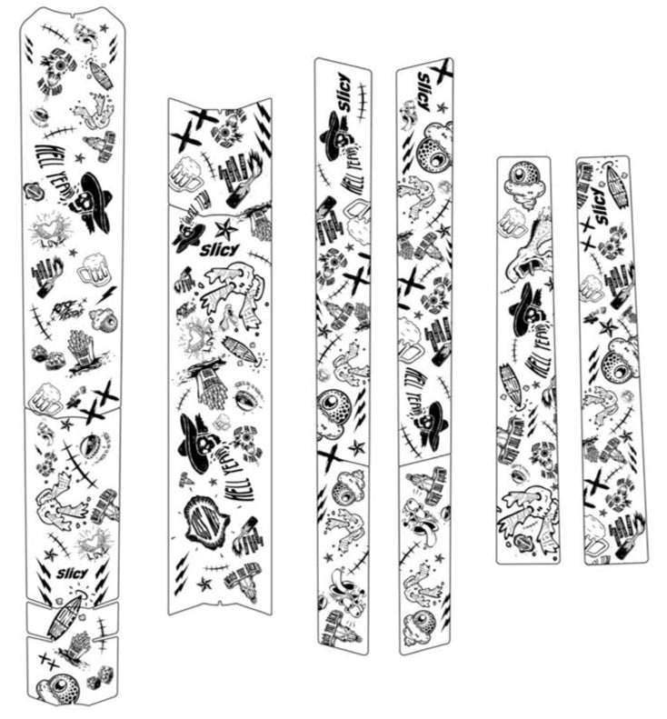 Slicy Sublimistick Color Matte Frame Protector