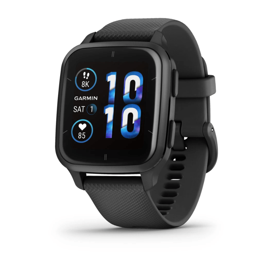 Garmin Venu® Sq 2 – Music Edition, Slate Aluminium Bezel with Black Case