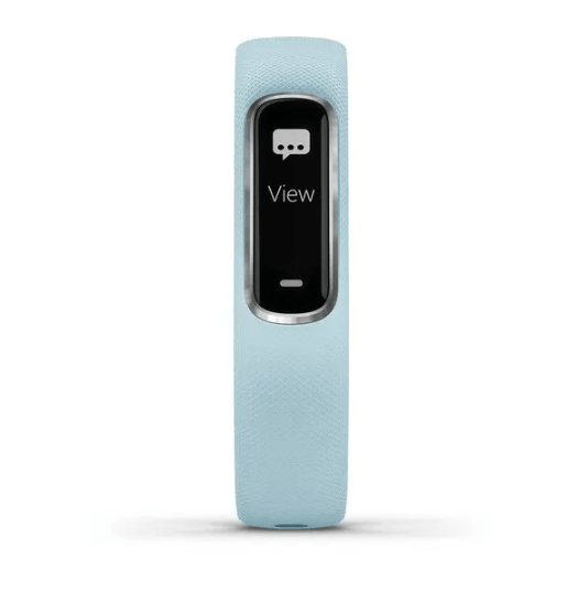 Garmin vívosmart® 4, Azure Blue with Silver Hardware (Small/Medium)