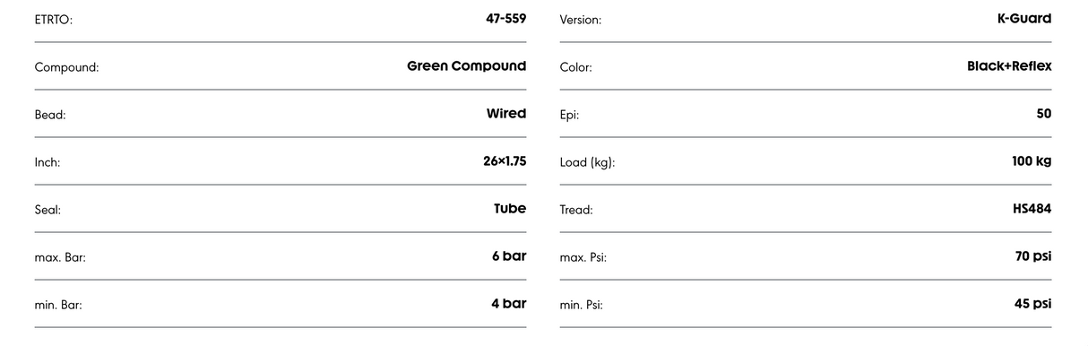 Schwalbe Road Cruiser Kevlar Guard Reflective Tyre
