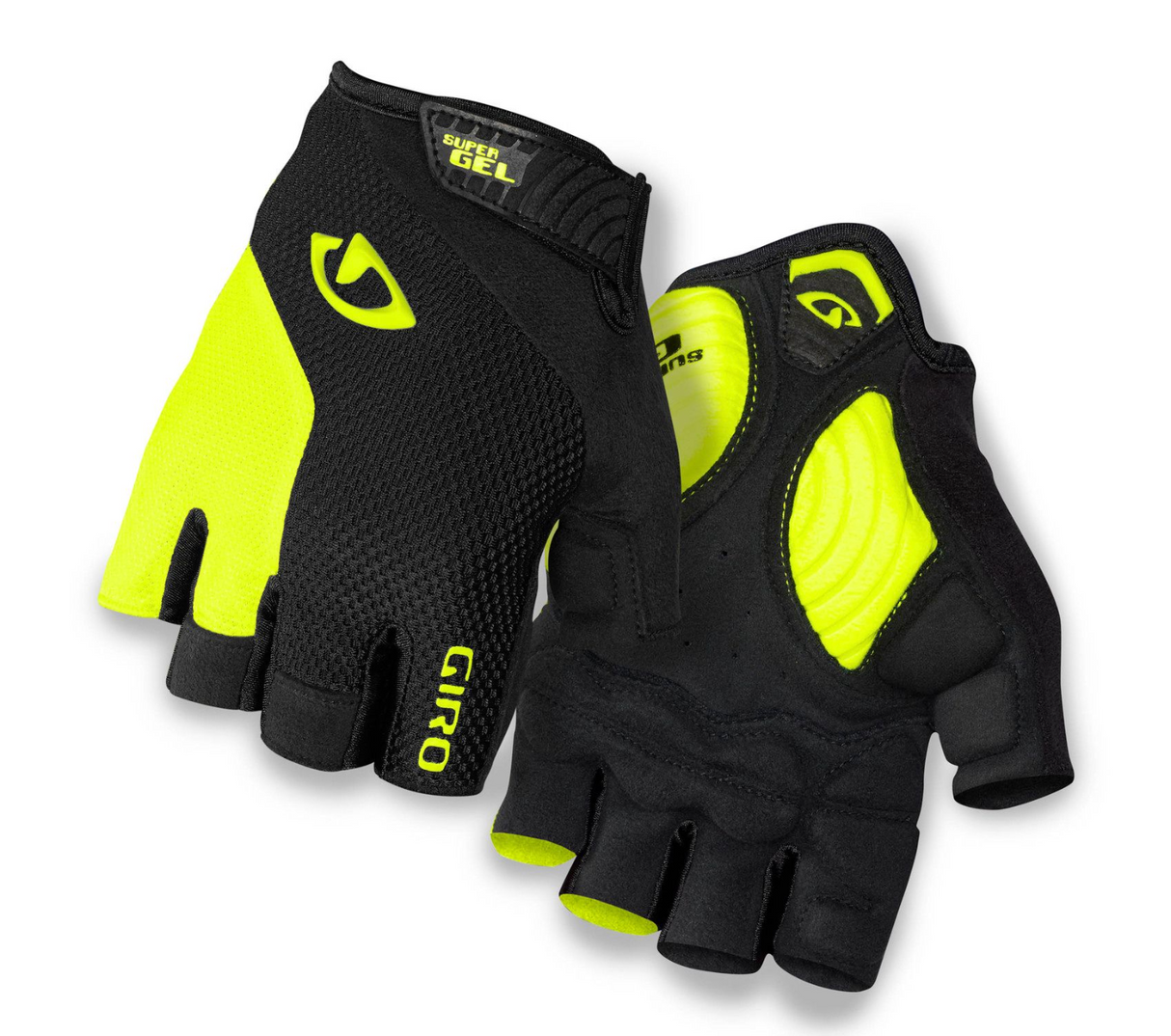 Giro Strade Dure Supergel Gloves - Yellow/Black