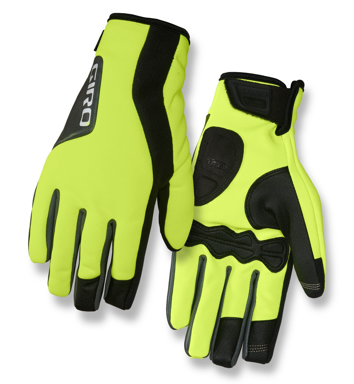 Giro Winter Ambient 2.0 Gloves - Fluorescent yellow/black