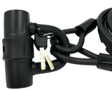 Jetblack Traveler Cable Key Lock 10x3000mm with Key Lock