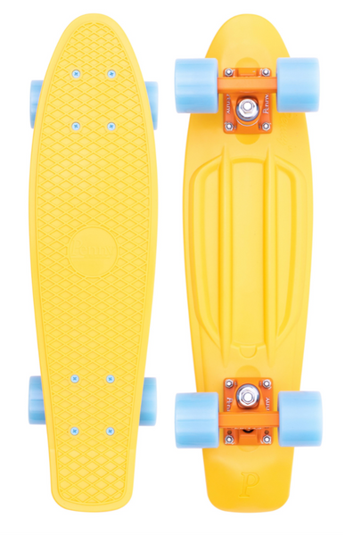 Vintage Penny Skateboard From Australia - Yellow - 22 Long