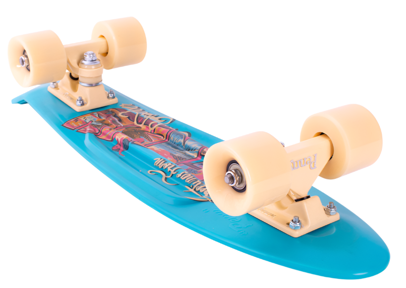 Penny Postcard Skateboard Coastal Blue 22"