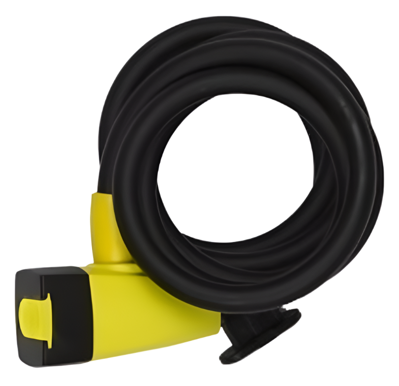 Auvray Spiral City Bike Lock Ø12mm 150cm Black With Mount