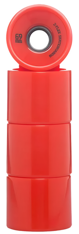 ZFlex Red Longboard V2 Skateboard Wheels