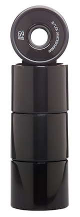 ZFlex Black Longboard V2 Skateboard Wheels