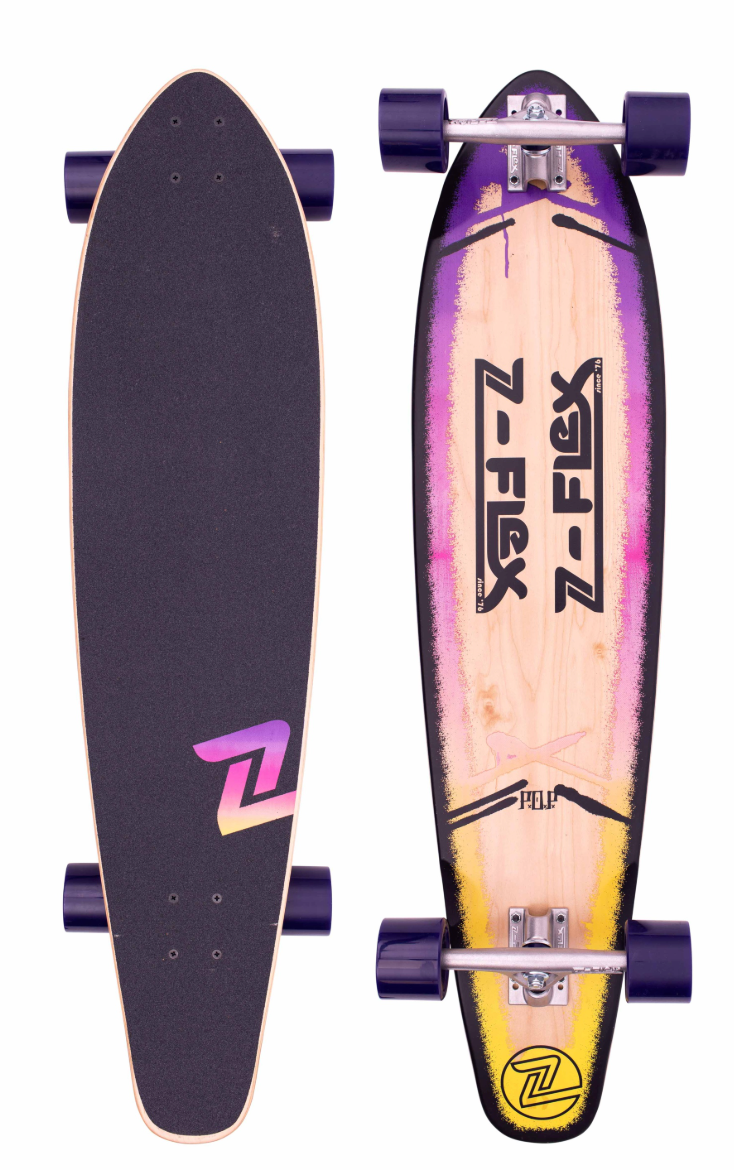 ZFlex COMP - ROUNDTAIL - 39.5 POP PURPLE FADE Skateboard