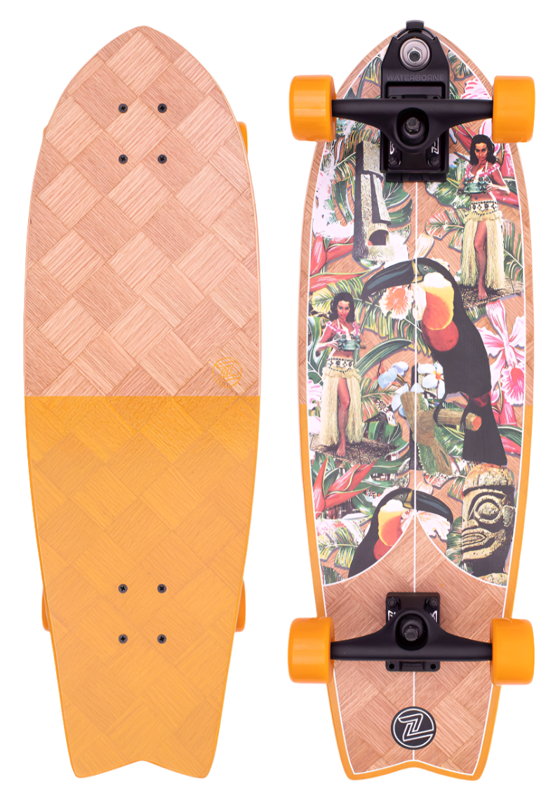 ZFlex Banana Train Surfskate Fish Skateboard