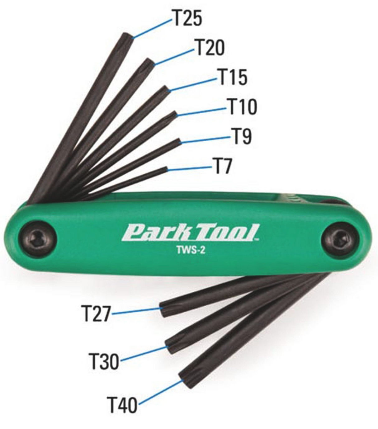ParkTool Torx Wrench Star-shape Set 9pc TWS-2