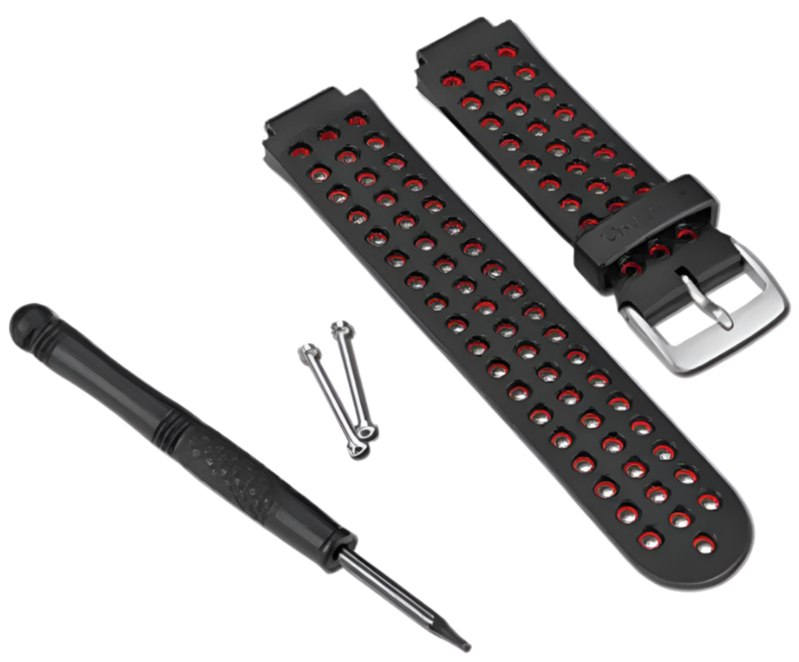 Garmin Black/Red Watch Band - Forerunner 620