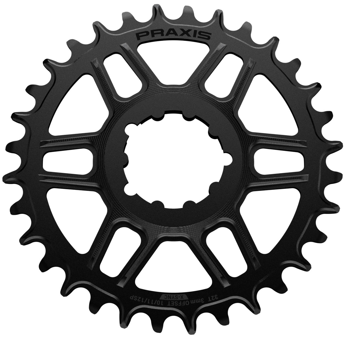 Praxis MTN Direct Mount 1x Chainring (wide/narrow) 3mm offset