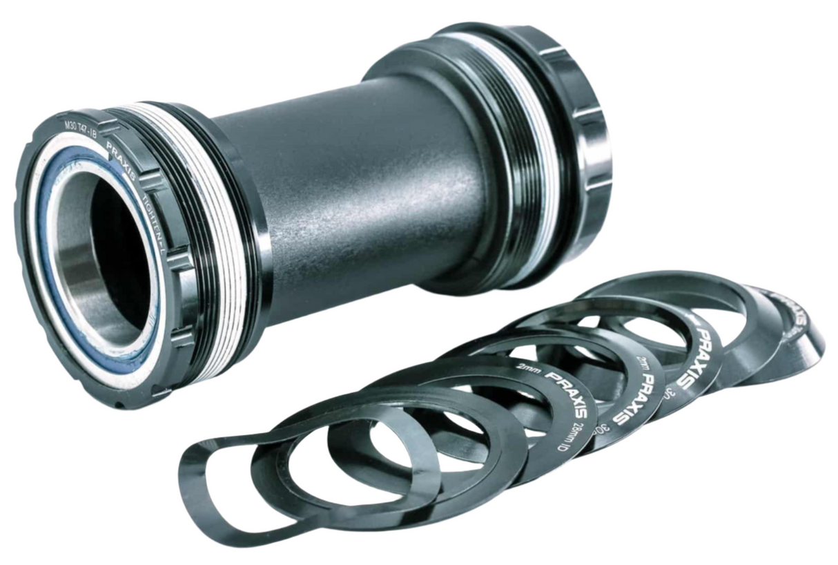 Praxis M30 Bottom Bracket standard (30/28) T47 Asymmetrical