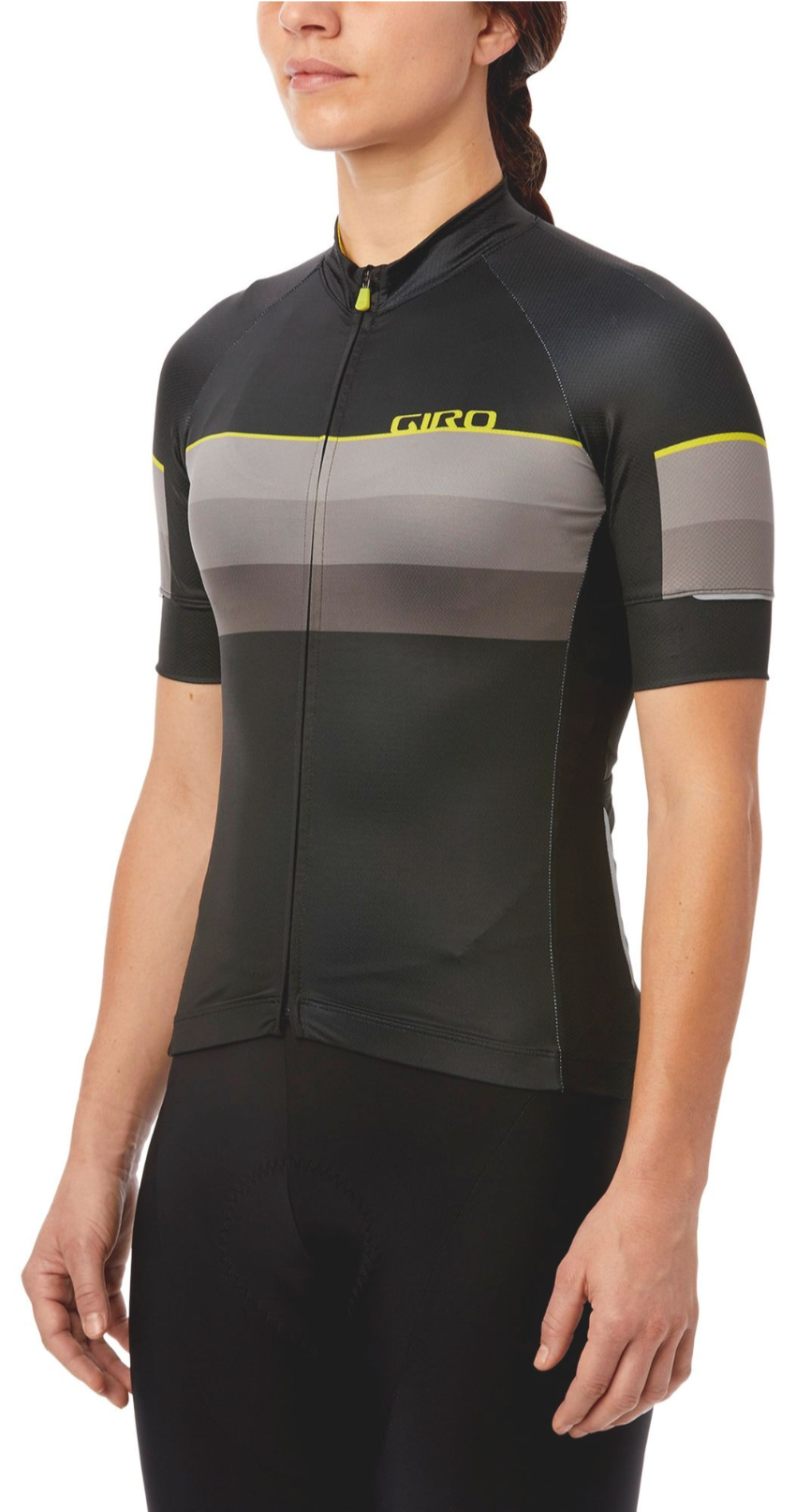 Giro Jersey Womens Chrono Expert Black Horizon side front 