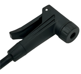 JetBlack Good Fella Steel Floor Pump with Top Mounted Gauge and Smart Head