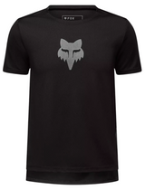 Fox Youth Ranger SS Jersey Fox Head Black FRONT
