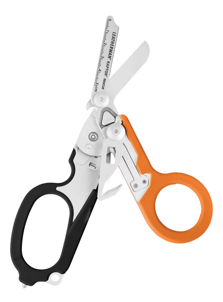 Leatherman Raptor Shears Black/Orange with MOLLE Sheath
