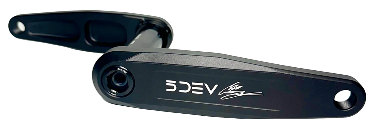 5DEV Freeride Crankset Silver Raw 30T Boost