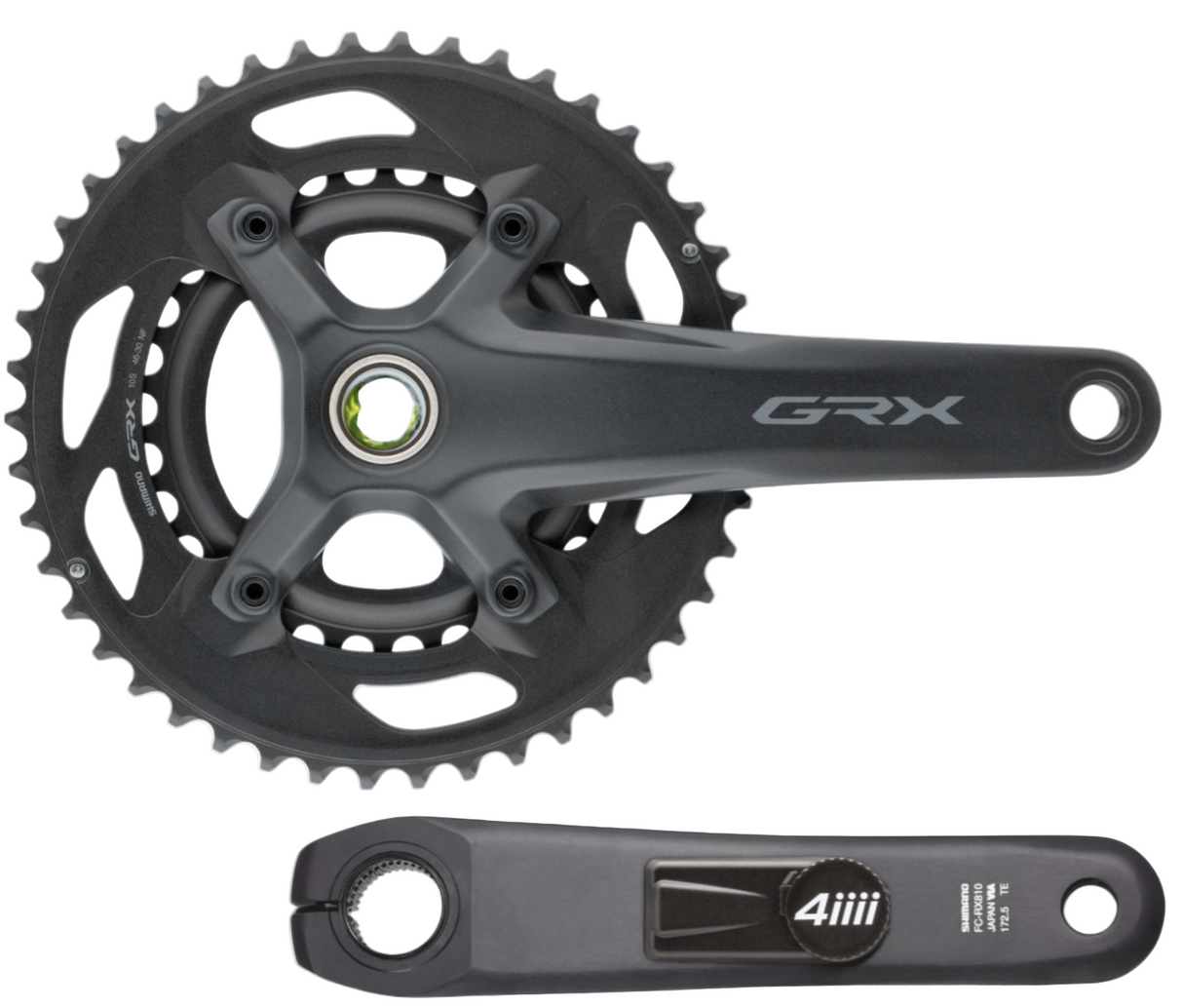 4iiii Precision Gen 3+ Left Side PM GRX810 (48/31) Full Crankset (Apple Find My)