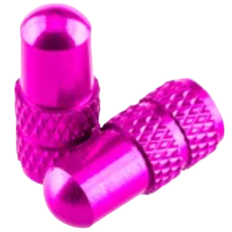 Deity Presta Valve Cap Pink (Pair)