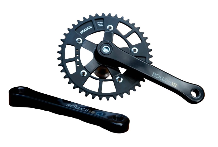 Veloci ROLLCii 13 Crankset BCD110 Wet Black