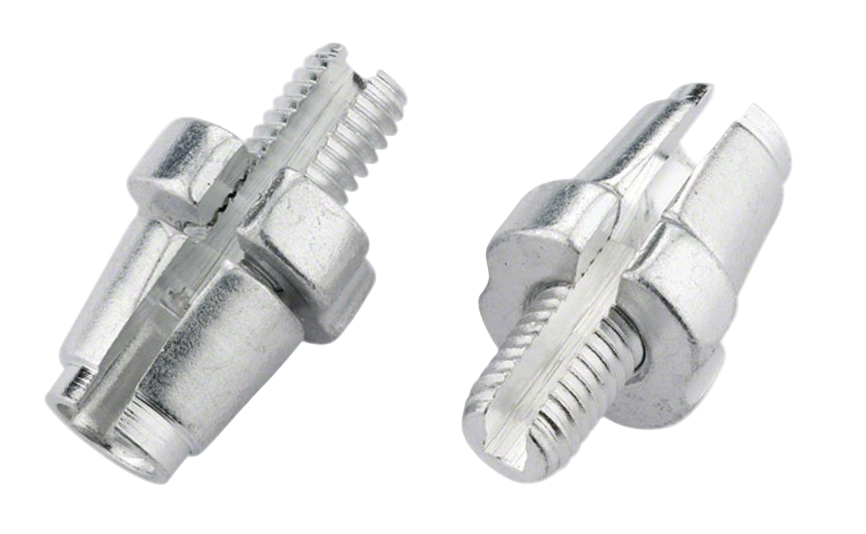 X-Tech M7 Tapered Brake Lever Barrel Adjuster Silver 10-Pack