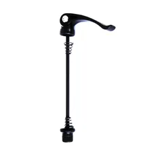 Skewer Front, 128mm, Q/R, Cr-mo Axle Alloy Lever, BLACK