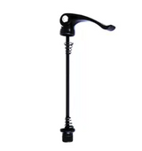 Skewer Front, 128mm, Q/R, Cr-mo Axle Alloy Lever, BLACK