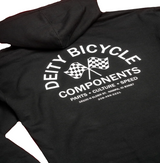 Deity Flagship Black Hoodie BACK