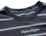 Troy Lee Designs Skyline Ride Short Sleeve Tee Checked Out Carbon DETAILS