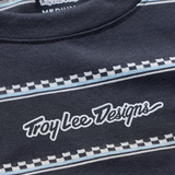 Troy Lee Designs Skyline Ride Short Sleeve Tee Checked Out Carbon DETAILS