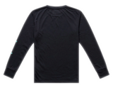 Troy Lee Designs Youth Skyline Ride Long Sleeve Tee Signature Black / Real Tea BACK