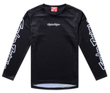 Troy Lee Designs Youth Sprint Pro Jersey Mono Black FRONT