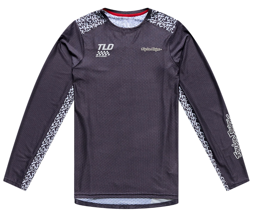 Troy Lee Designs Skyline Pro Air Long Sleeve Jersey Ridgeline Carbon FRONT